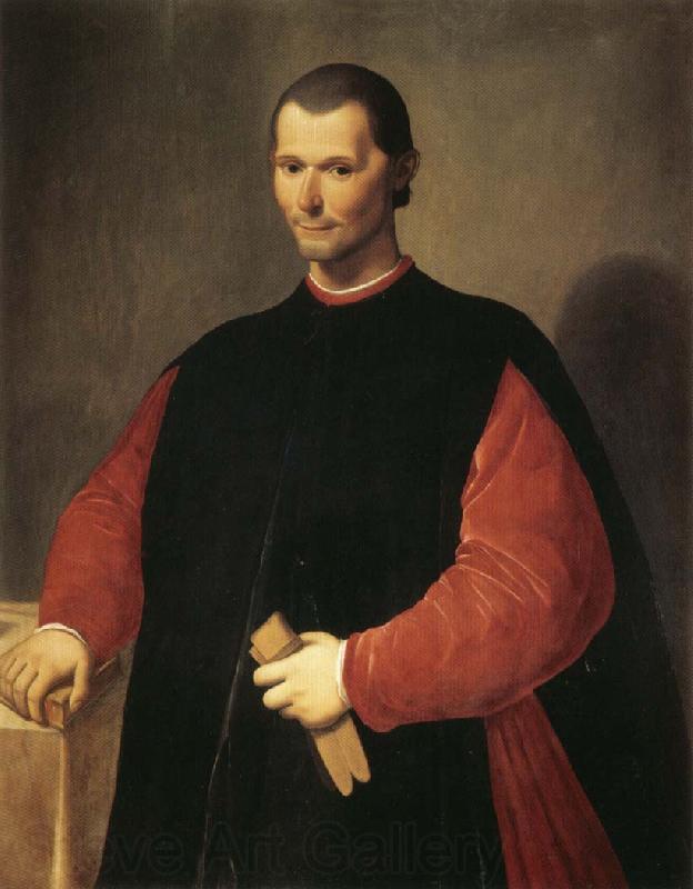 Santi Di Tito Portrait of Niccolo Macchiavelli Norge oil painting art